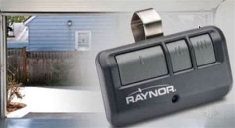 resetting raynor garage door opener